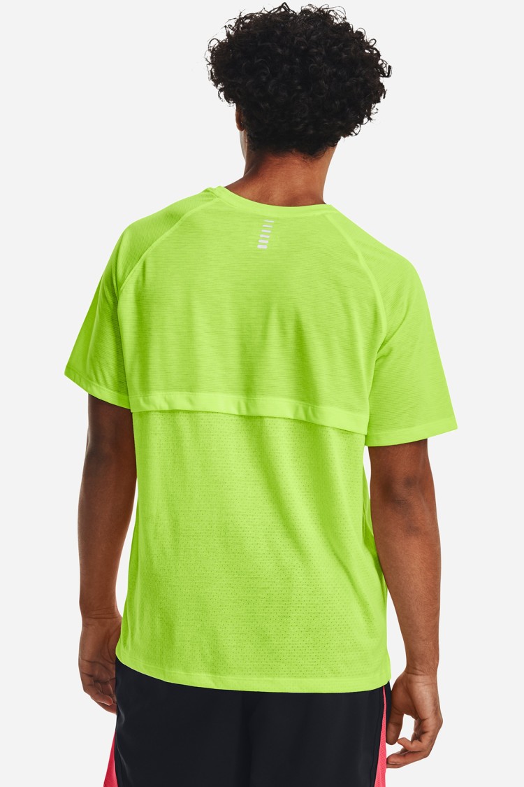 Футболка мужская Under Armour UA STREAKER TEE Салатовая 1361469-369 изображение 4