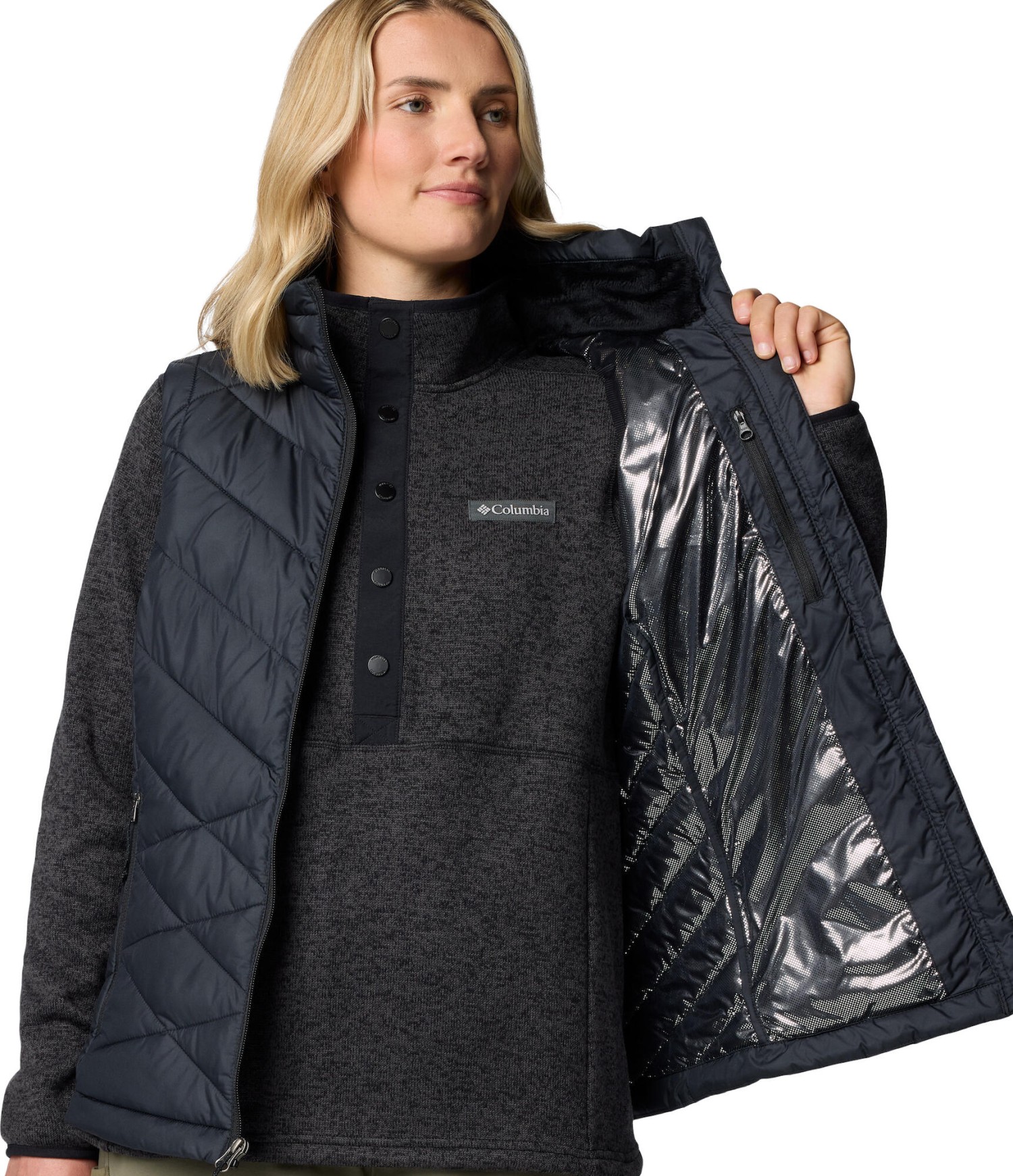 Жилет женский Columbia Heavenly™ II Vest черный 2089201-010 изображение 2