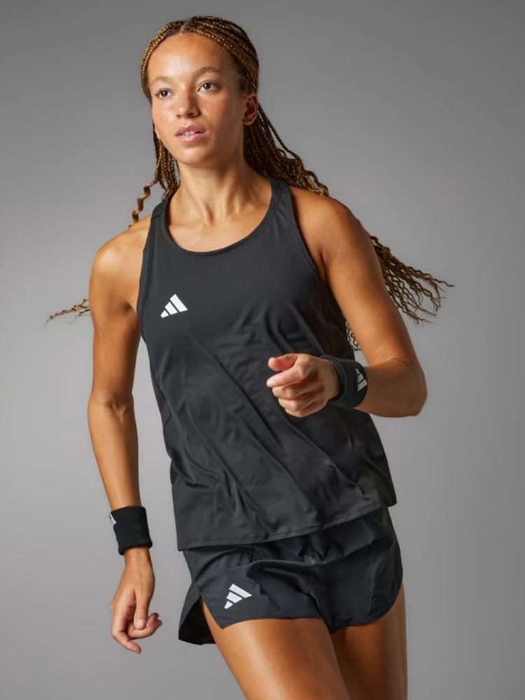 Шорты женские Adidas ADIZERO E SHORT черные IN8707 изображение 4
