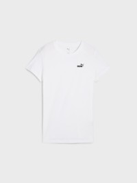 Футболка женская Puma ESS Small No. 1 Logo Tee белая 68237202 изображение 5