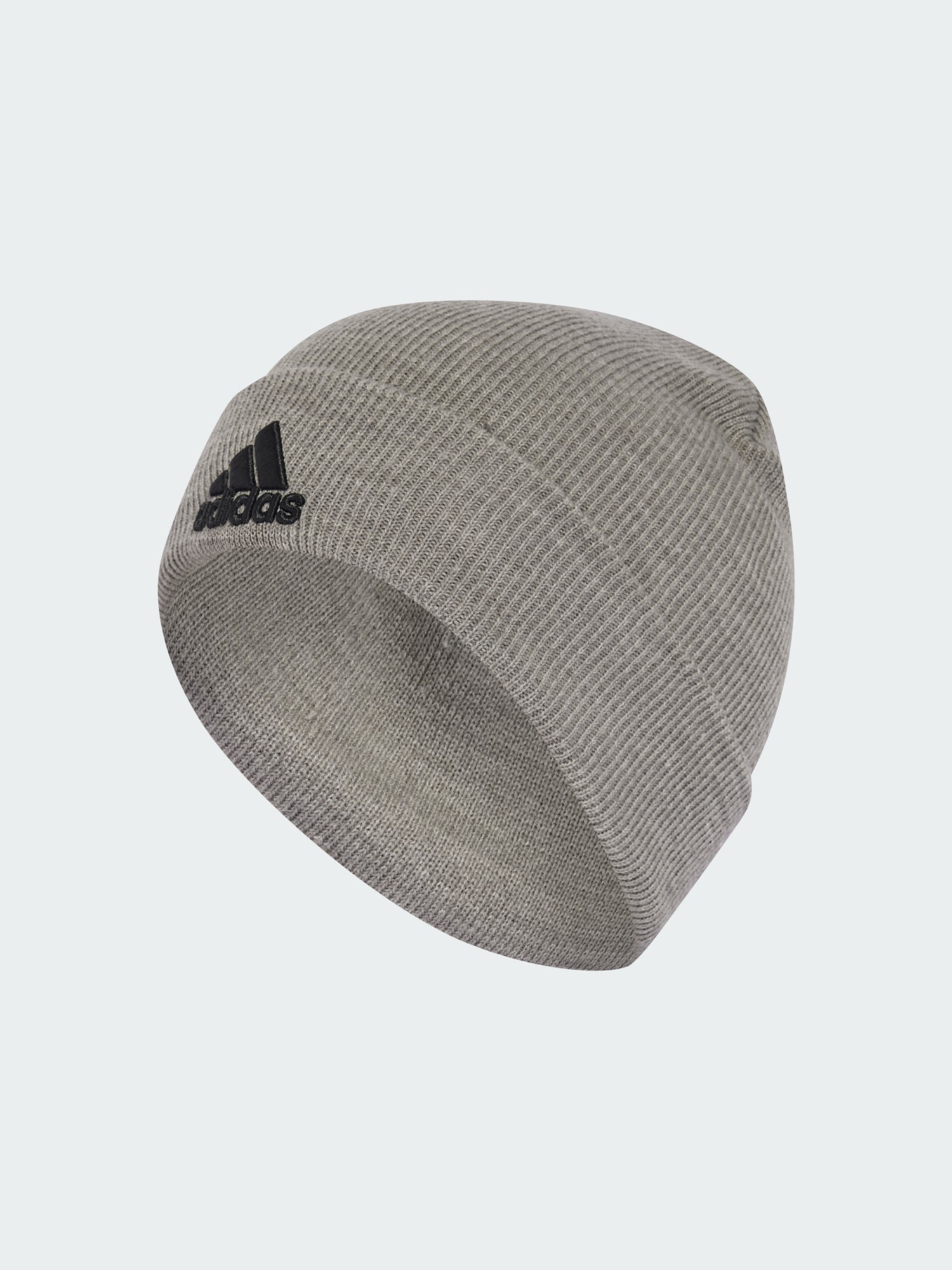 Шапка  Adidas LOGO BEANIE CUF серая IY7665 изображение 2