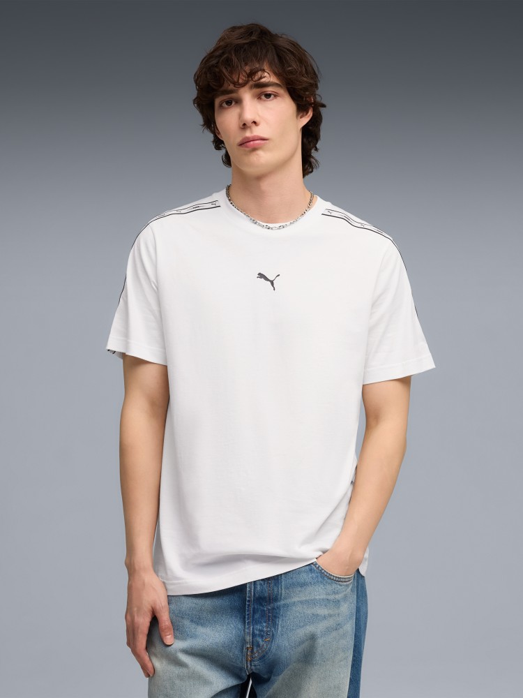 Футболка мужская Puma ESS TAPE Tee белая 69169302 изображение 2