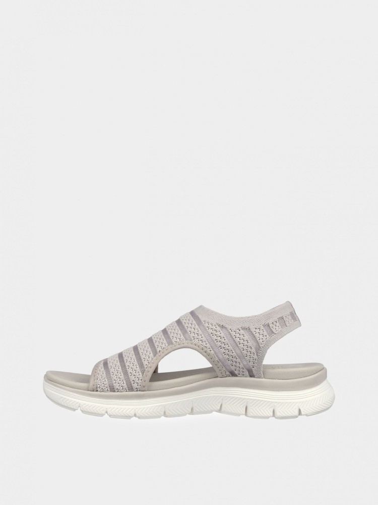Сандали женские Skechers Flex Appeal 4.0 серые 119479 STN изображение 5
