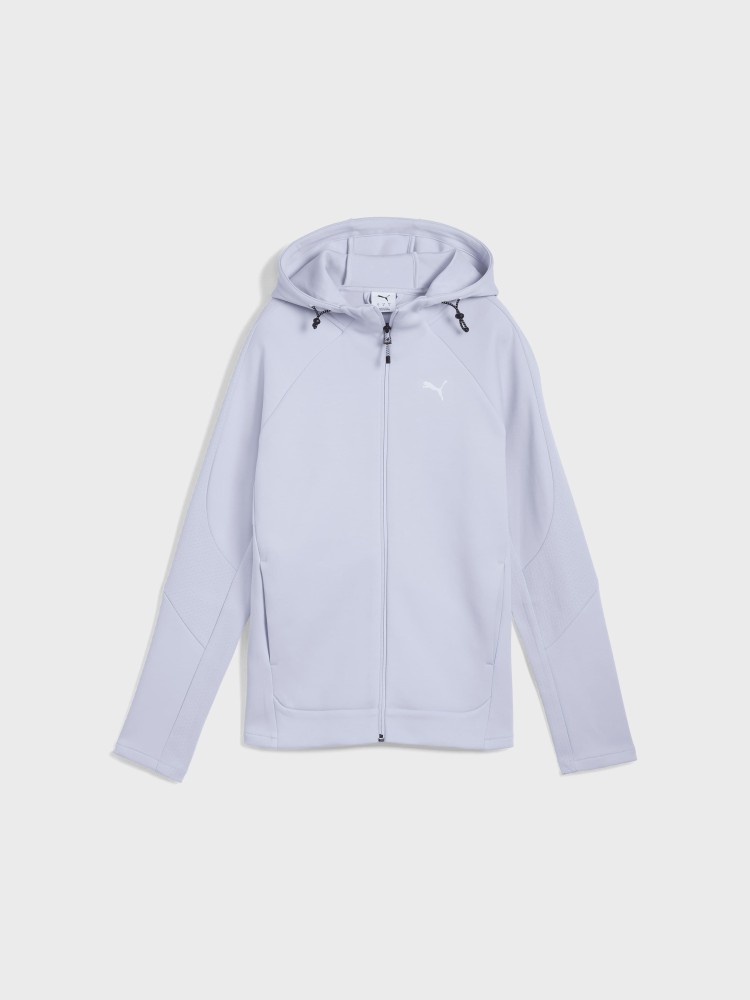 Толстовка женская Puma EVOSTRIPE Full-Zip Hoodie голубая 68505047 изображение 7