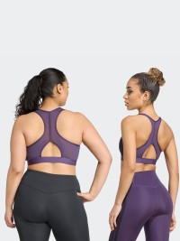Бра женский Adidas PWRCT MS 3S BRA фиолетовый JY2120 изображение 8