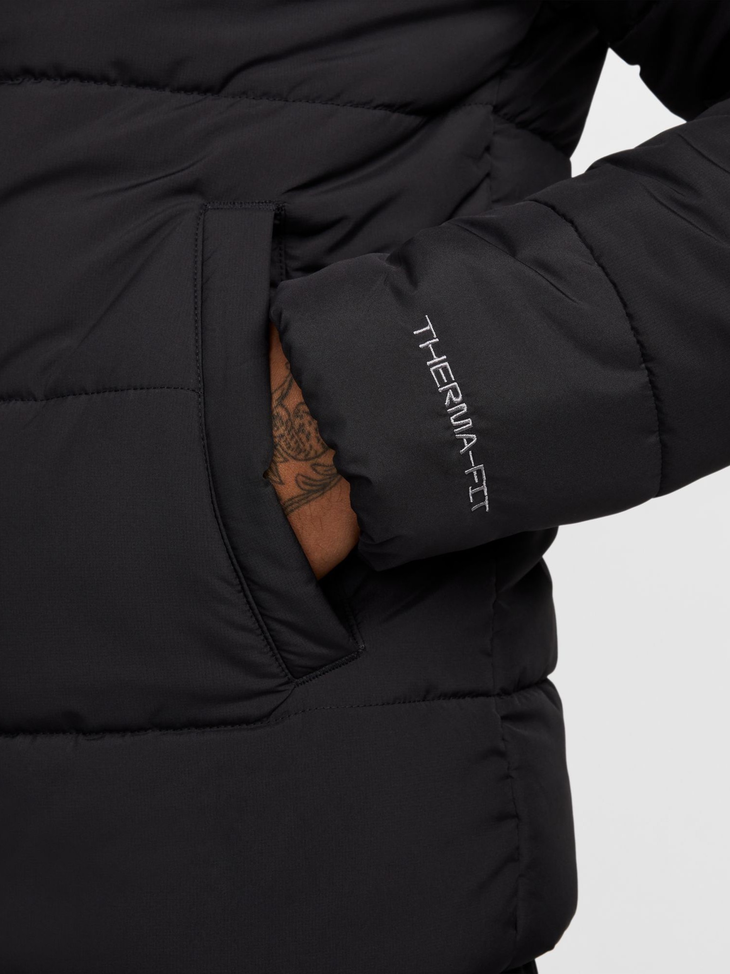 Куртка мужская Nike M NSW OW SYN FILL JKT черная HF6825-010 изображение 6