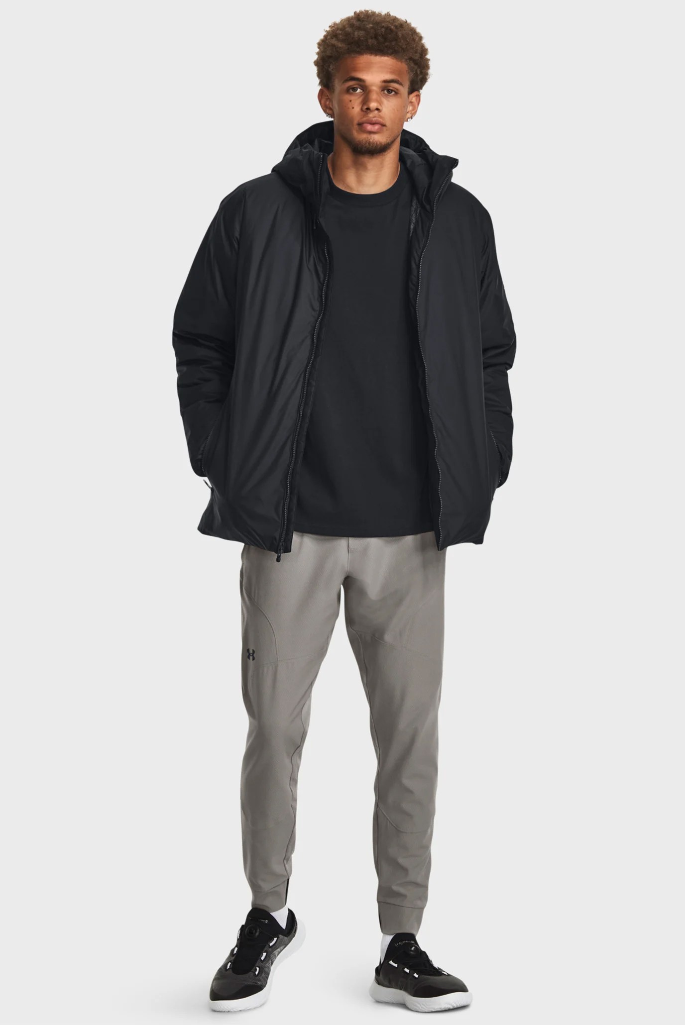 Куртка мужская Under Armour UA CGI LGHTWGHT DOWN JKT черная 1378840-001 изображение 3
