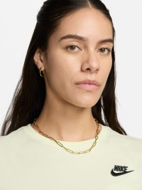 Футболка женская Nike W NSW CLUB SS TEE бежевая DX7902-113 изображение 5
