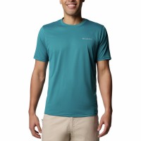 Футболка мужская Columbia Columbia Hike™ Crew бирюзовая 1990391-364 изображение 1