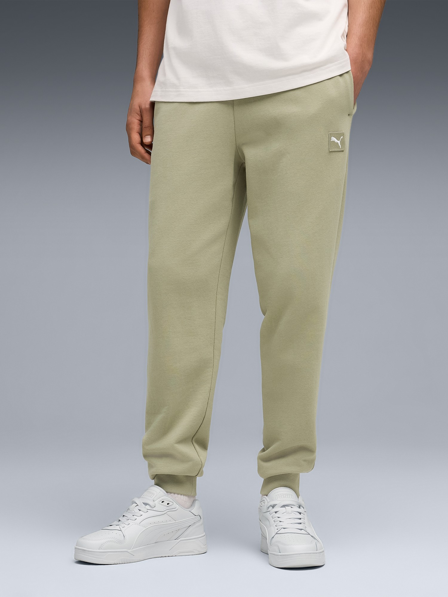 Брюки мужские Puma ESS ELEVATED Pants TR оливковые 68472982 изображение 2