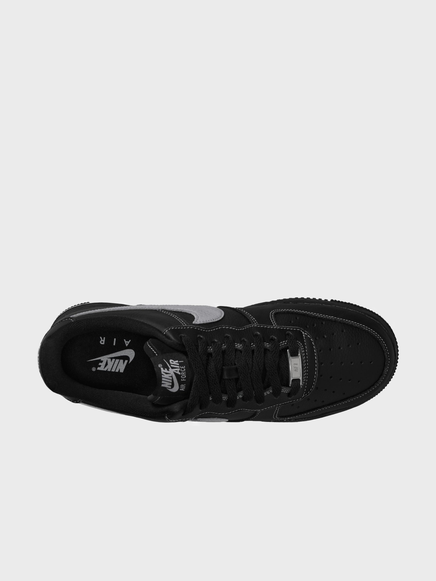 Кроссовки мужские Nike AIR FORCE 1 07 LV8 черные HQ2037-006 изображение 8