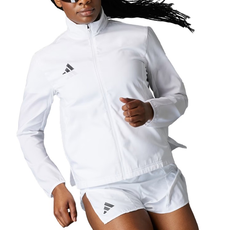 Ветровка женская Adidas ADIZERO E JCKT белая IT7596 изображение 1
