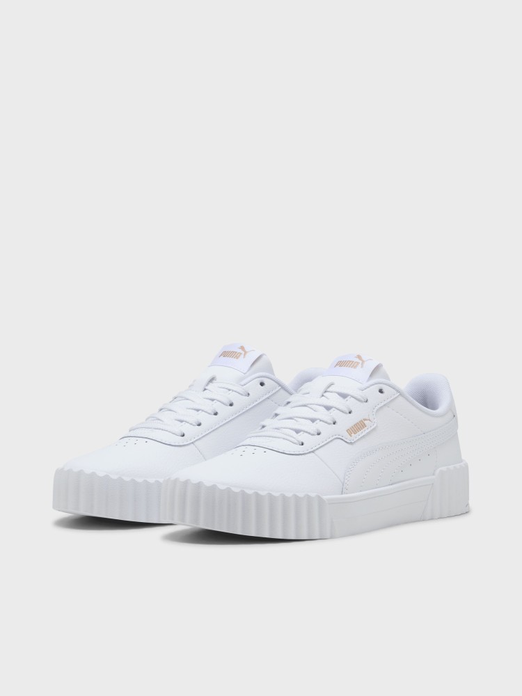 Кроссовки женские Puma Carina 3.0 белые 40036501 изображение 3