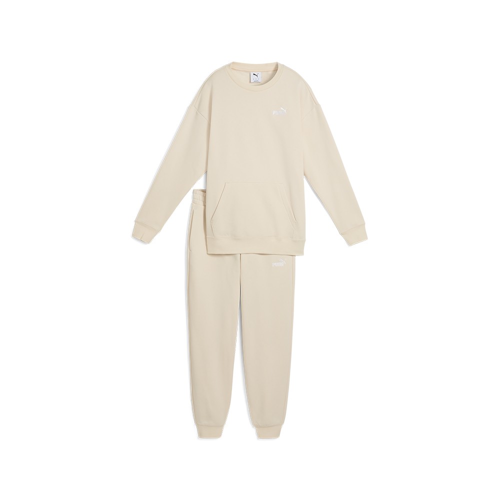 Костюм женский Puma Sweat Suit Relaxed FL молочный 68816087