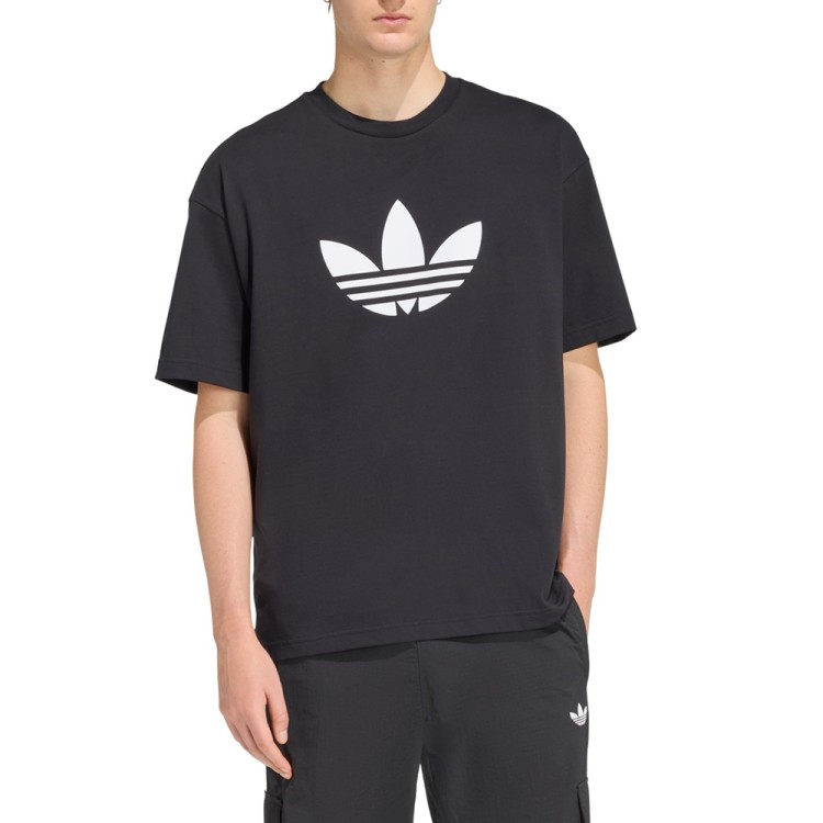 Футболка мужская Adidas TREFOIL T-SHIRT черная KD4091 изображение 1