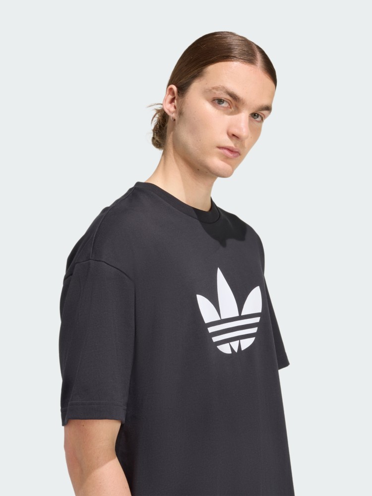 Футболка мужская Adidas TREFOIL T-SHIRT черная KD4091 изображение 4