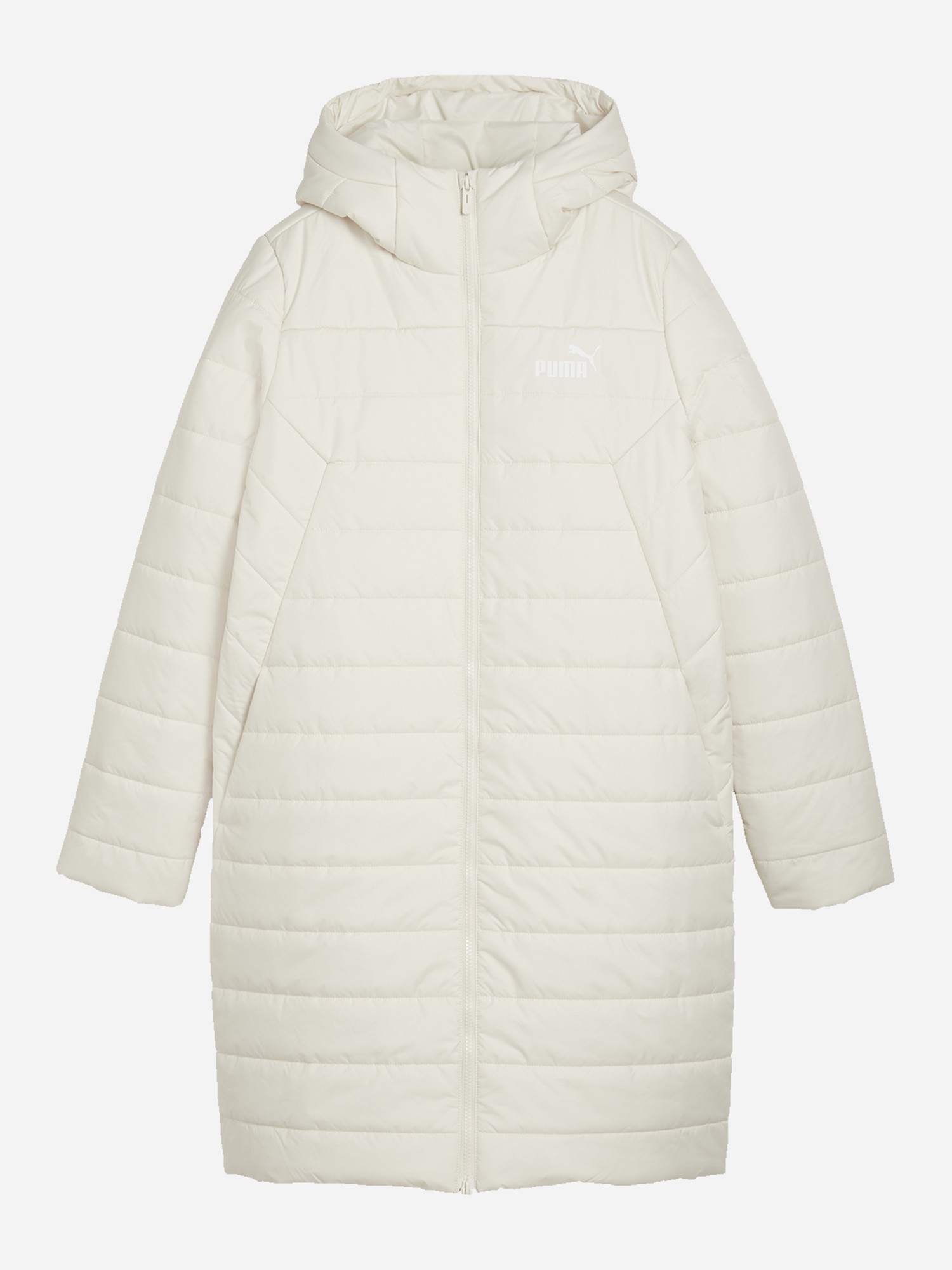 Куртка женская Puma ESS Hooded Padded Coat молочная 84894280 изображение 7