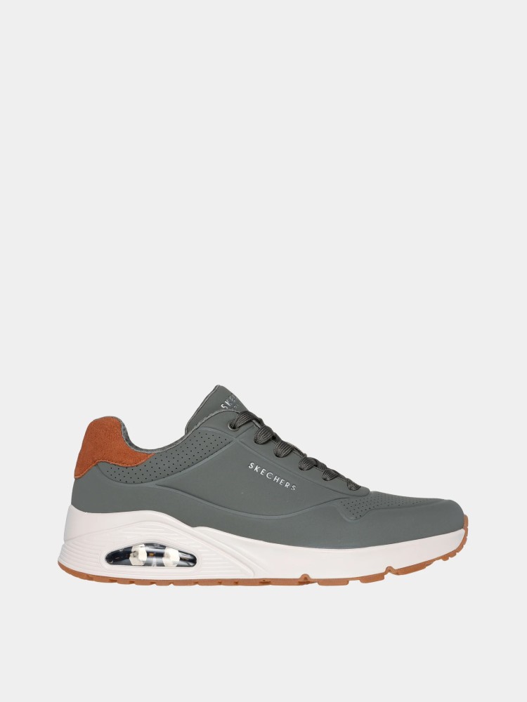 Кроссовки мужские Skechers Uno - Suited On Air оливковые 183004 OLV изображение 1