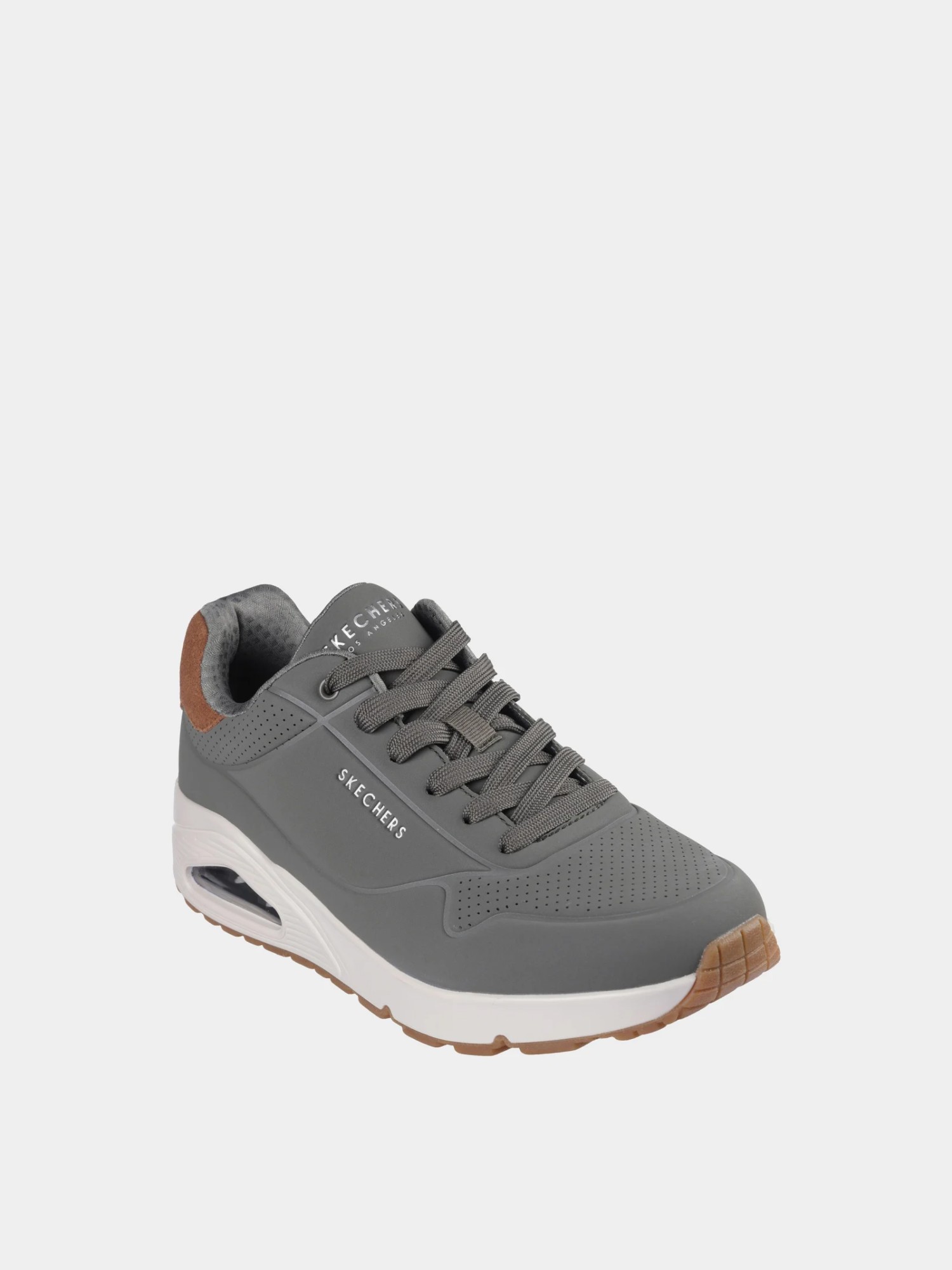 Кроссовки мужские Skechers Uno - Suited On Air оливковые 183004 OLV изображение 4