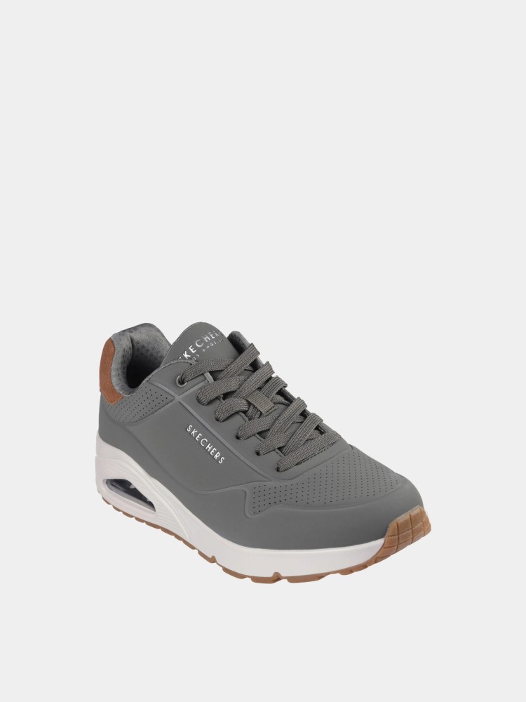 Кроссовки мужские Skechers Uno - Suited On Air оливковые 183004 OLV изображение 4