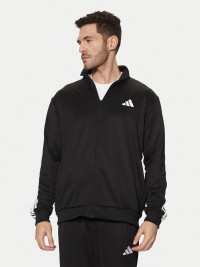 Костюм мужской Adidas M 3S FT TT TS черный JC5375 изображение 4
