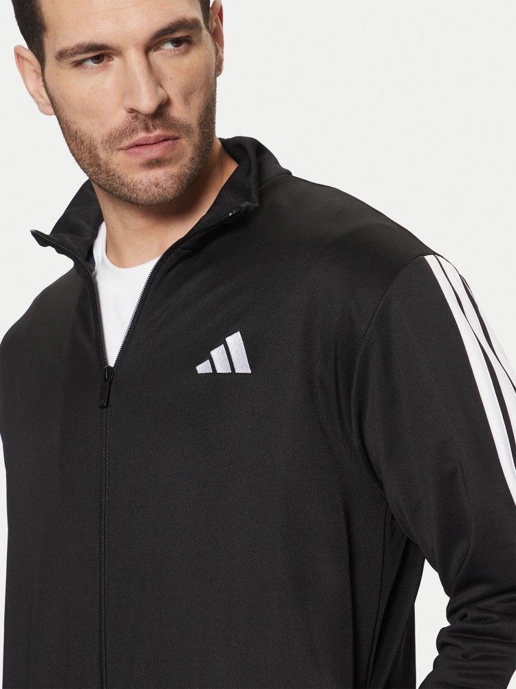 Костюм мужской Adidas M 3S FT TT TS черный JC5375 изображение 6
