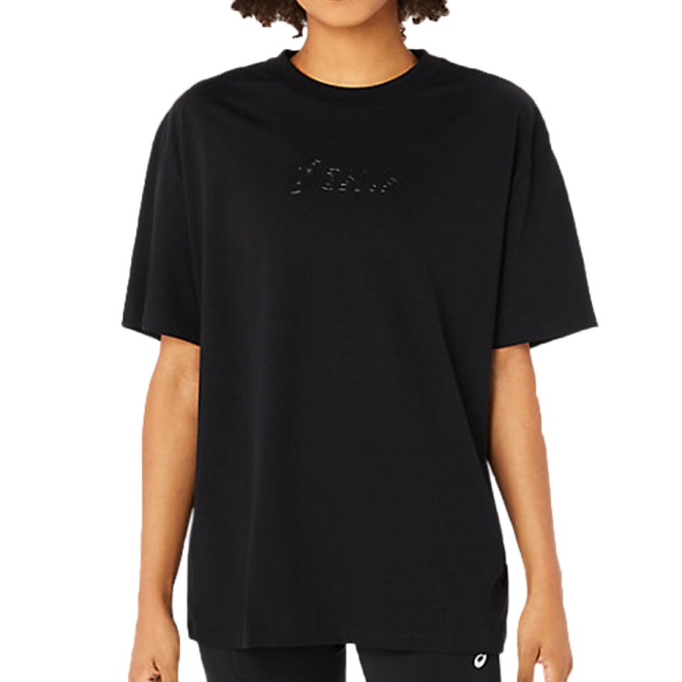 Футболка женская Asics ASICS LOGO TEE черная 2032C843-002 изображение 1