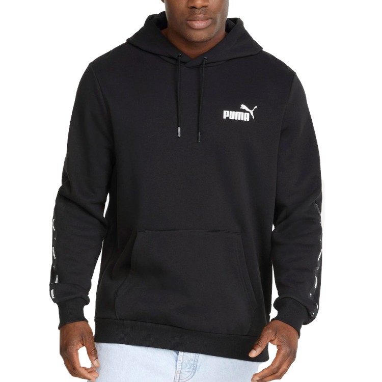 Толстовка мужская Puma ESS+ Tape Hoodie FL черная 84904001 изображение 1