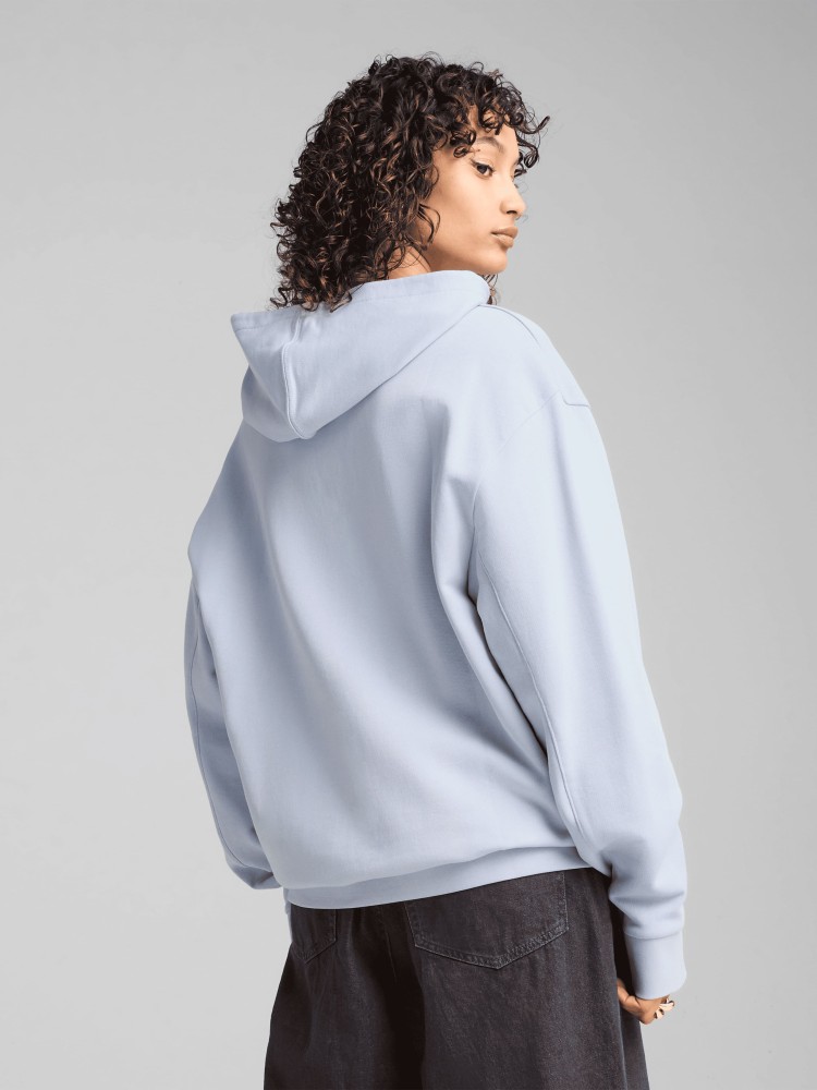 Толстовка женская Puma HER Relaxed Hoodie голубая 68505747 изображение 3