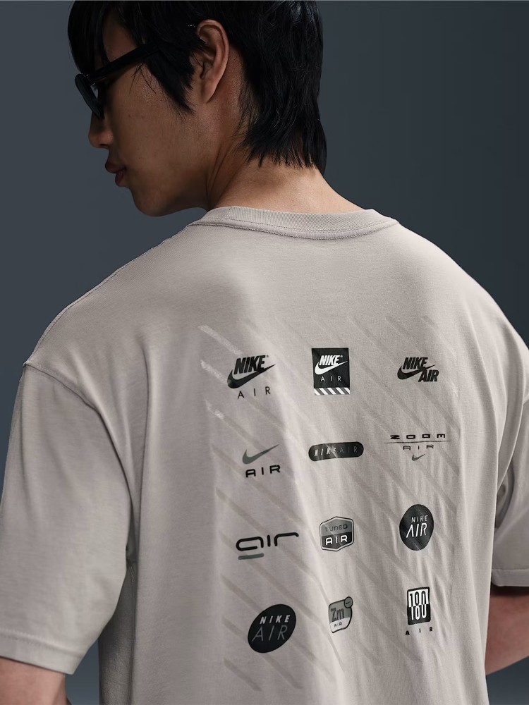 Футболка мужская Nike M NSW TEE M90 NK AIR SSNL SU25 кремовая HJ0726-009 изображение 3