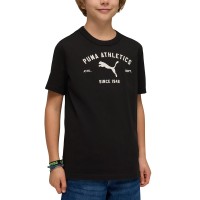 Футболка детская Puma CLASS Graphic Tee B черная 69253101 изображение 1