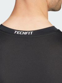 Футболка мужская Adidas TF LS TEE черная JE6702 изображение 5