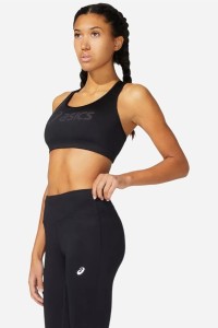 Бра женский Asics CORE ASICS LOGO BRA черный 2012C573-001 изображение 3