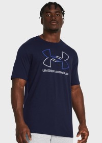 Футболка мужская Under Armour UA GL FOUNDATION UPDATE SS синяя 1382915-410 изображение 2
