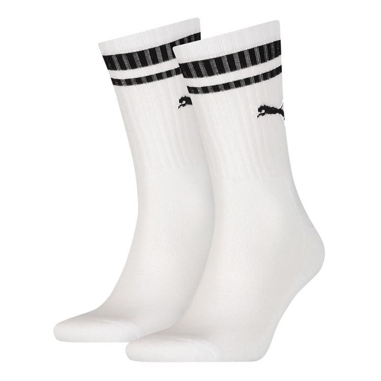 Носки  Puma PUMA CREW HERITAGE STRIPE 2P UNISEX белые 90794402 изображение 3