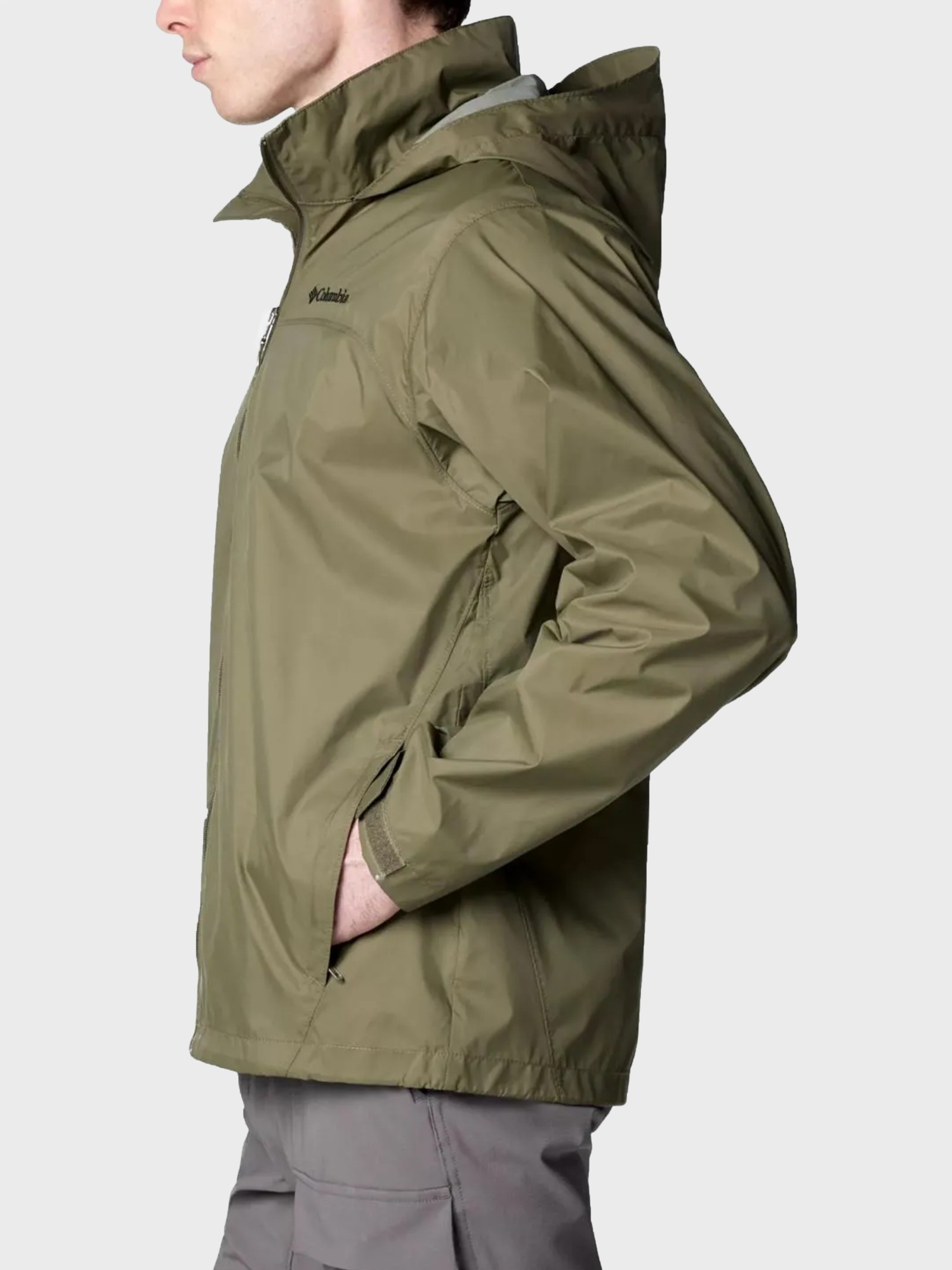 Ветровка мужская Columbia Glennaker Lake™ II Rain Jacket зеленая 2089791-397 изображение 4