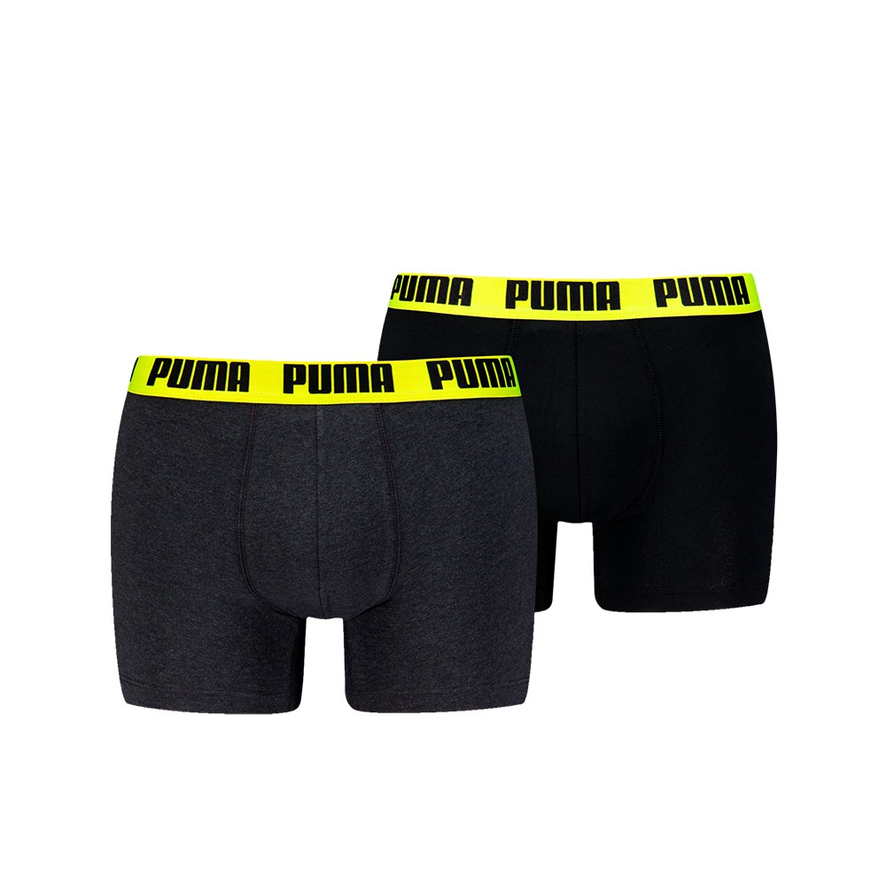 Боксеры мужские Puma MEN EVERYDAY BASIC BOXERS 2P темно-серые 93832009