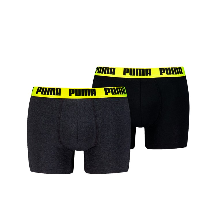 Боксеры мужские Puma MEN EVERYDAY BASIC BOXERS 2P темно-серые 93832009 изображение 1