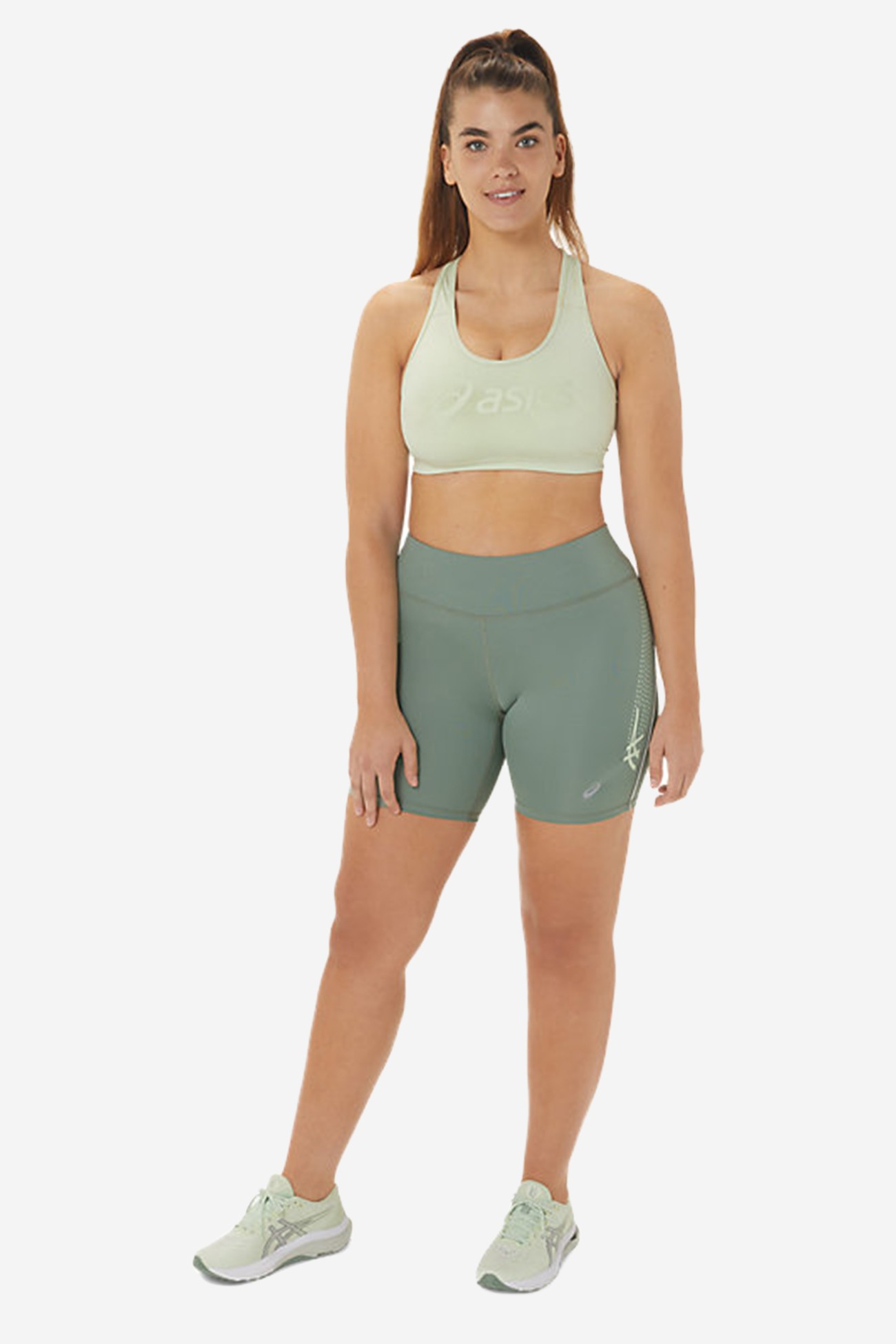 Бра женский Asics CORE ASICS LOGO BRA мятный 2012C573-300 изображение 2