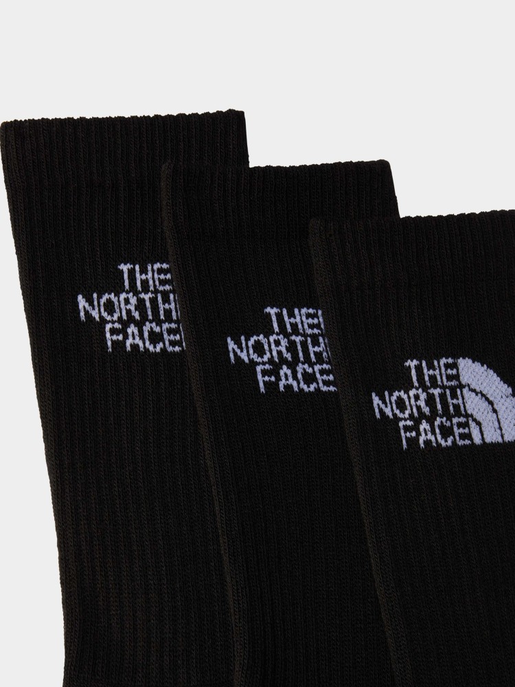 Носки The North Face Multi Sport Cush Crew Sock 3p черные NF0A882HJK31 изображение 3