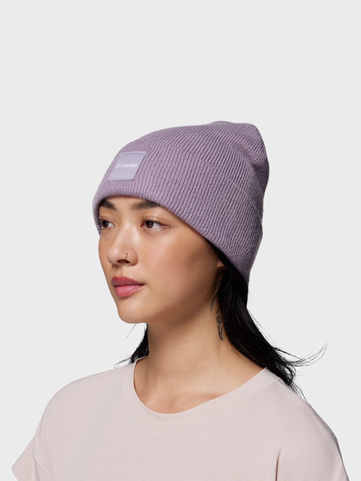 Шапка Columbia City Trek™ Heavyweight Beanie сиреневая 1911251-554 изображение 3