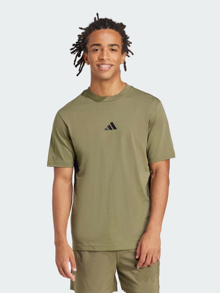 Футболка мужская Adidas M SL SJ T оливковая JF1097 изображение 2