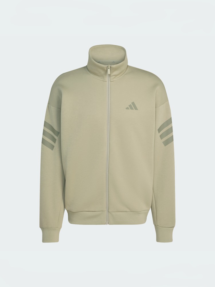 Толстовка мужская Adidas M FI 3S TT оливковая KD5236 изображение 2