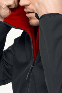 Ветровка Soft Shell мужская Jack Wolfskin BORNBERG HOODY M черная 1307471-6000 изображение 5