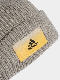 Шапка Adidas ESS BEANIE CUFF серая II3519 изображение 3