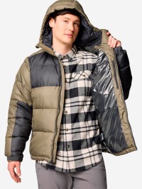 Куртка мужская Columbia PIKE LAKE™ II HOODED JACKET зеленая 2050931-399 изображение 5