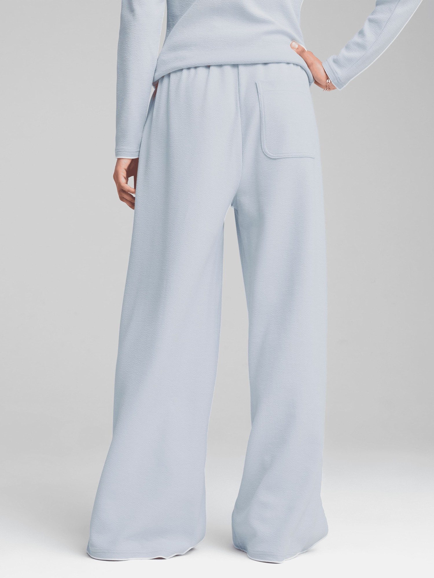 Брюки женские Puma HER High-Waist Straight Pant голубые 68506147 изображение 3