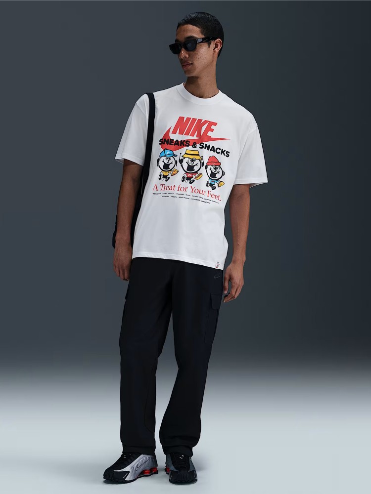 Футболка мужская Nike U NSW TEE M90 OC SOLE FOOD белая HJ0754-100 изображение 5
