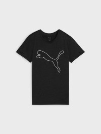 Футболка женская Puma TAD ESSENTIAL W Heather Tee черная 52589301 изображение 5