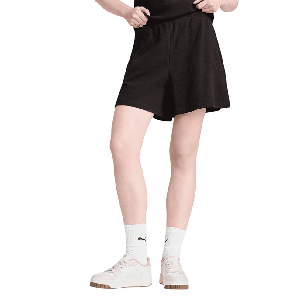 Шорты женские Puma HER High-Waist Shorts черные 68506201